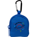 Mini Backpack Bag Charm in Royal — supplier decorated front view