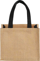 Mini Jute Gift Tote custom branded promotional totes