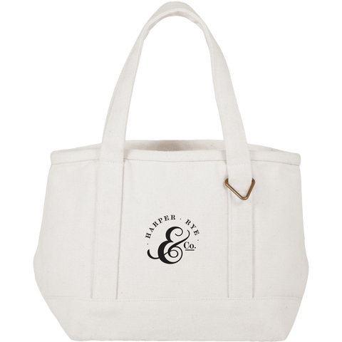 Mini Recycled 15 oz Cotton Souvenirs Tote custom branded promotional totes