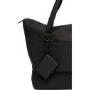 Mini Recycled Notebook with Clip in Black — supplier blank view