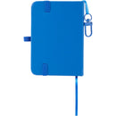 Mini Recycled Notebook with Clip in Blue — supplier blank back view