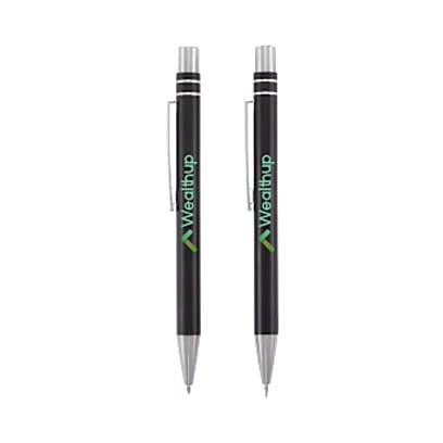 Mod Recycled Pen and Pencil Gift Set custom branded promotional pens