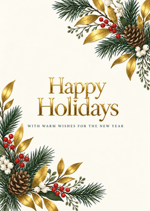Folded Foil front — Winter Botanicals - FT202
