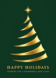 Folded Foil front — Modern Evergreen - FT204 — 1