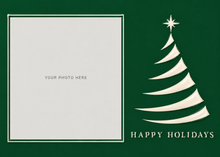 Flat Standard front — Modern Evergreen Photo Holiday Cards - PH204