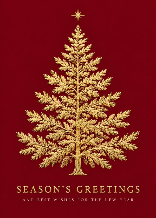Flat Foil front — Evergreen Elegance - FT201
