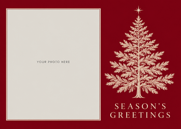 Evergreen Elegance Photo Holiday Cards - PH201