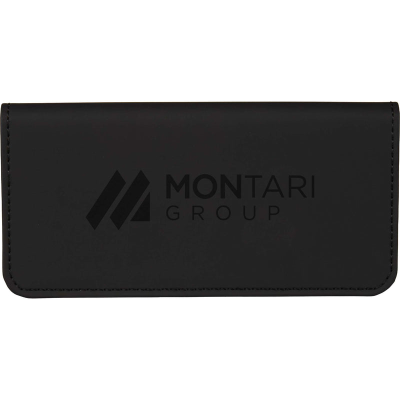 mophie Cable Kit 7124-28 black case with laser engraved logo on the front panel