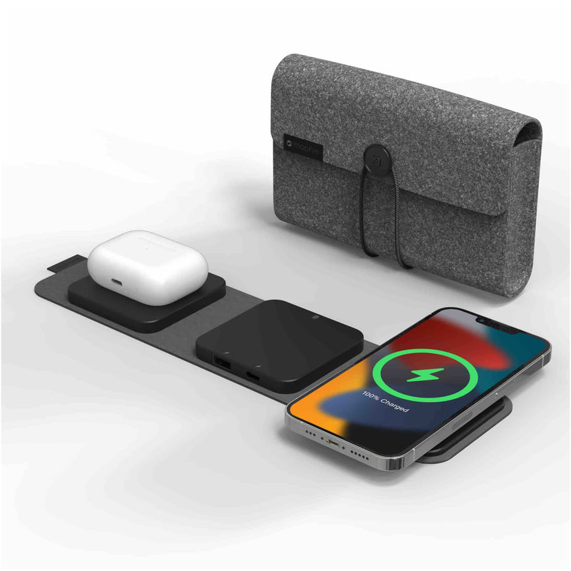 Mophie Snap+ Multi-Device Travel Charger 7124-22BK Black (BK), supplier product view 1