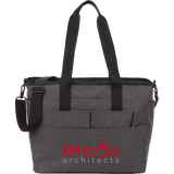 Multi-Pocket Laptop Tote custom branded promotional totes — 1