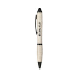 Nash Wheat Straw Ballpoint Stylus Pen custom branded promotional pens — 1