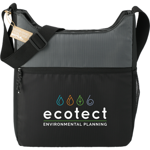 NBN Trailhead Recycled Zippered Tote custom branded promotional totes