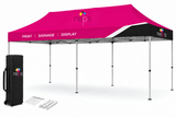 20' x 10' Pop Up Tents with the original NEPS logo for magenta backgrounds — 1