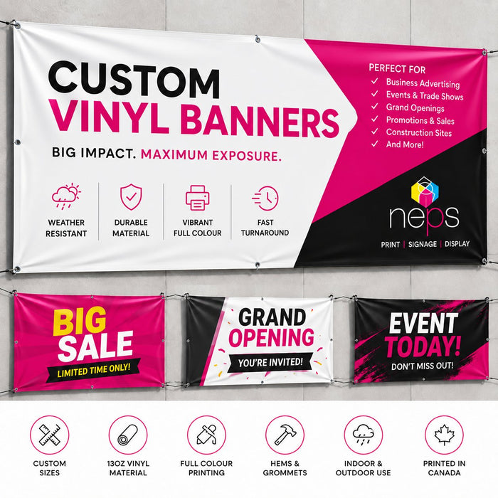 Custom vinyl banners by NEPS