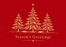 Flat Standard front — Golden Evergreen Trees - FT205