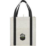 Neptune Recycled Non-Woven Grocery Tote custom branded promotional totes — 1
