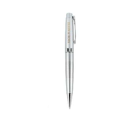 Newton Recycled Brass Gel Ballpoint custom branded promotional pens