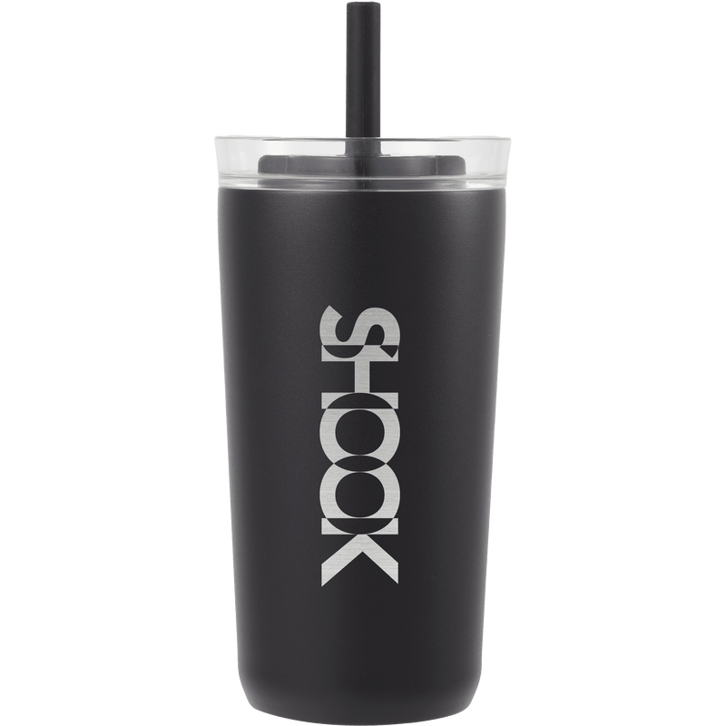 Nina 18 oz Leakproof Twist & Lock Vacuum Tumbler with Straw custom branded promotional drinkware