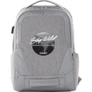 Overland TSA Friendly 17" Laptop Backpack with USB Port — Gray (GY) — decorated front view