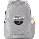 Overland TSA Friendly 17" Laptop Backpack with USB Port — Gray (GY) — decorated front view