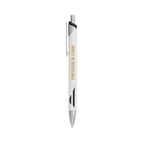 Pressley Recycled Gel Pen custom branded promotional pens — 1