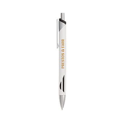 Pressley Recycled Gel Pen custom branded promotional pens