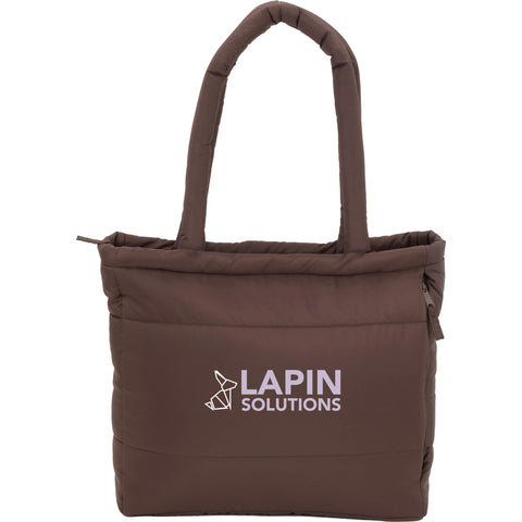 Puffer Recycled 15" Laptop Tote custom branded promotional totes