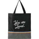 Rainbow RPET Convention Tote custom branded promotional totes