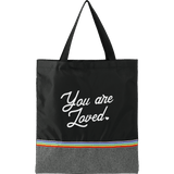 Rainbow RPET Convention Tote custom branded promotional totes — 1