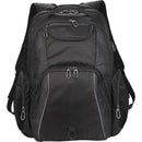 Rainier TSA Friendly 17" Laptop Backpack — Black (BK) — blank front view