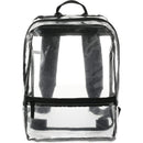 Rally Slim Backpack — Black (BK) — blank front view