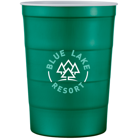 Recyclable Steel Chill-Cups™ 16oz custom branded promotional drinkware