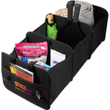 Recycled 3-Compartment Trunk Organizer custom branded promotional totes — 1