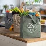Recycled 5oz Cotton Twill Grocery Tote custom branded at NEPS — 1