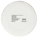 Recycled ABS Fast Wireless Charging Pad in White — supplier blank back view