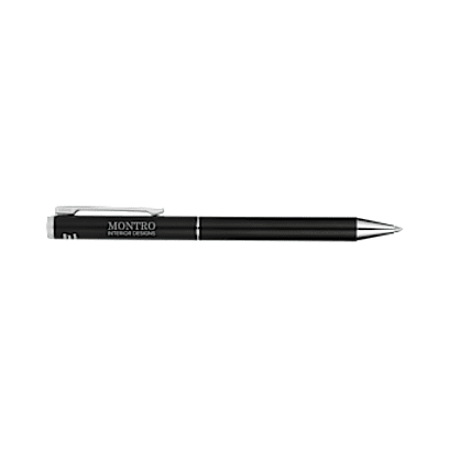 Recycled Aluminum Ultra Gel Ballpoint custom branded promotional pens