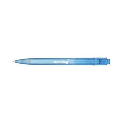 Recycled Ocean Bound Plastic Gel Pen custom branded promotional pens