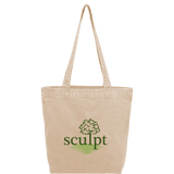 Recycled Washed 10 oz Cotton Tote custom branded promotional totes — 1