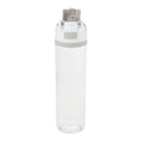 Reef 30oz Recycled Tritan Bottle — Clear — blank front view with open flip-top lid