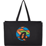 Repose 10oz Recycled Cotton Shoulder Tote custom branded promotional totes — 1