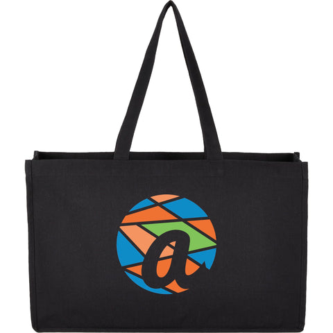 Repose 10oz Recycled Cotton Shoulder Tote custom branded promotional totes