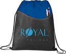 Rivers Non-Woven Drawstring Bag custom branded promotional totes