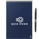 Rocketbook Executive Flip Notebook in Navy — supplier decorated front view