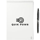 Rocketbook Executive Flip Notebook in White — supplier decorated front view