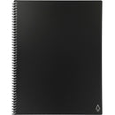 Rocketbook Fusion Letter Notebook Set — Black (BK) — blank front view