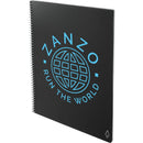 Rocketbook Fusion Letter Notebook Set — Black (BK) — decorated left angle