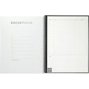 Rocketbook Fusion Letter Notebook Set — Black (BK) — reusable page templates