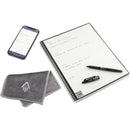 Rocketbook Fusion Letter Notebook Set — White (WH) — notebook, pen and cloth set