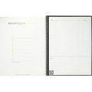 Rocketbook Fusion Letter Notebook Set — White (WH) — reusable page templates
