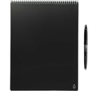 Rocketbook Letter Flip Notebook Set in Black — supplier blank front view